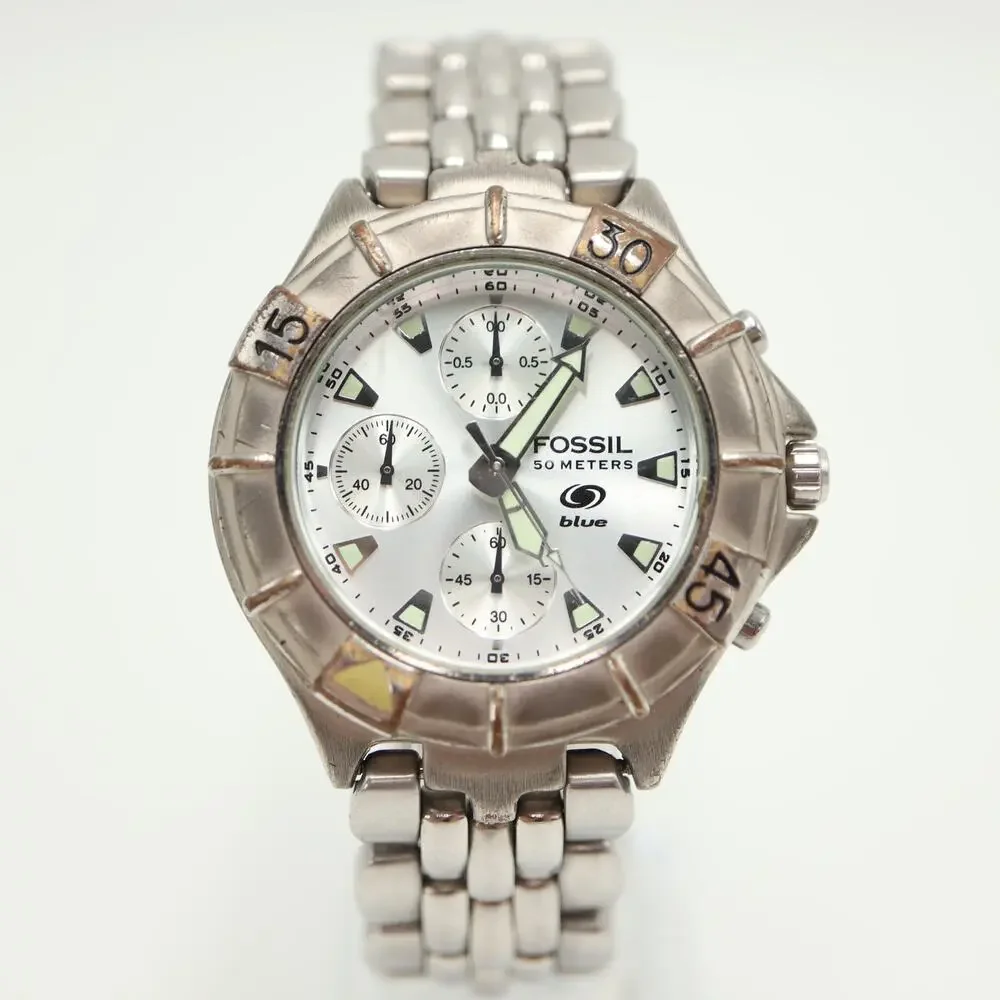 Fossil vintage silver